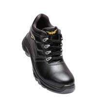 Hillson Clawz CL-04 Real Buff Leather Steel Toe Safety Shoes Black_0