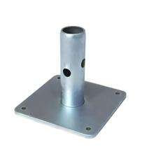 V Mak 300 mm Adjustable Base Plate 001 Mild Steel Galvanized 40 mm 40 x 40 mm_0