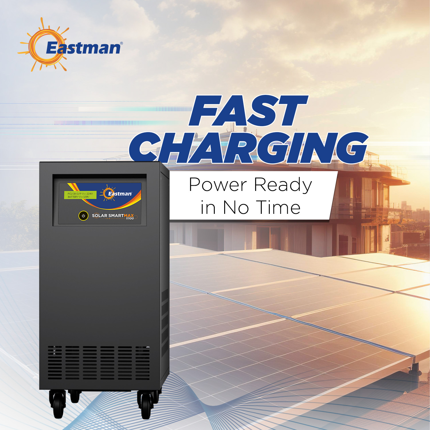 Eastman Solar Smart Max 11100 10000 VA 120 V Single Phase Sine Wave MPPT Off Grid Solar Inverter_4