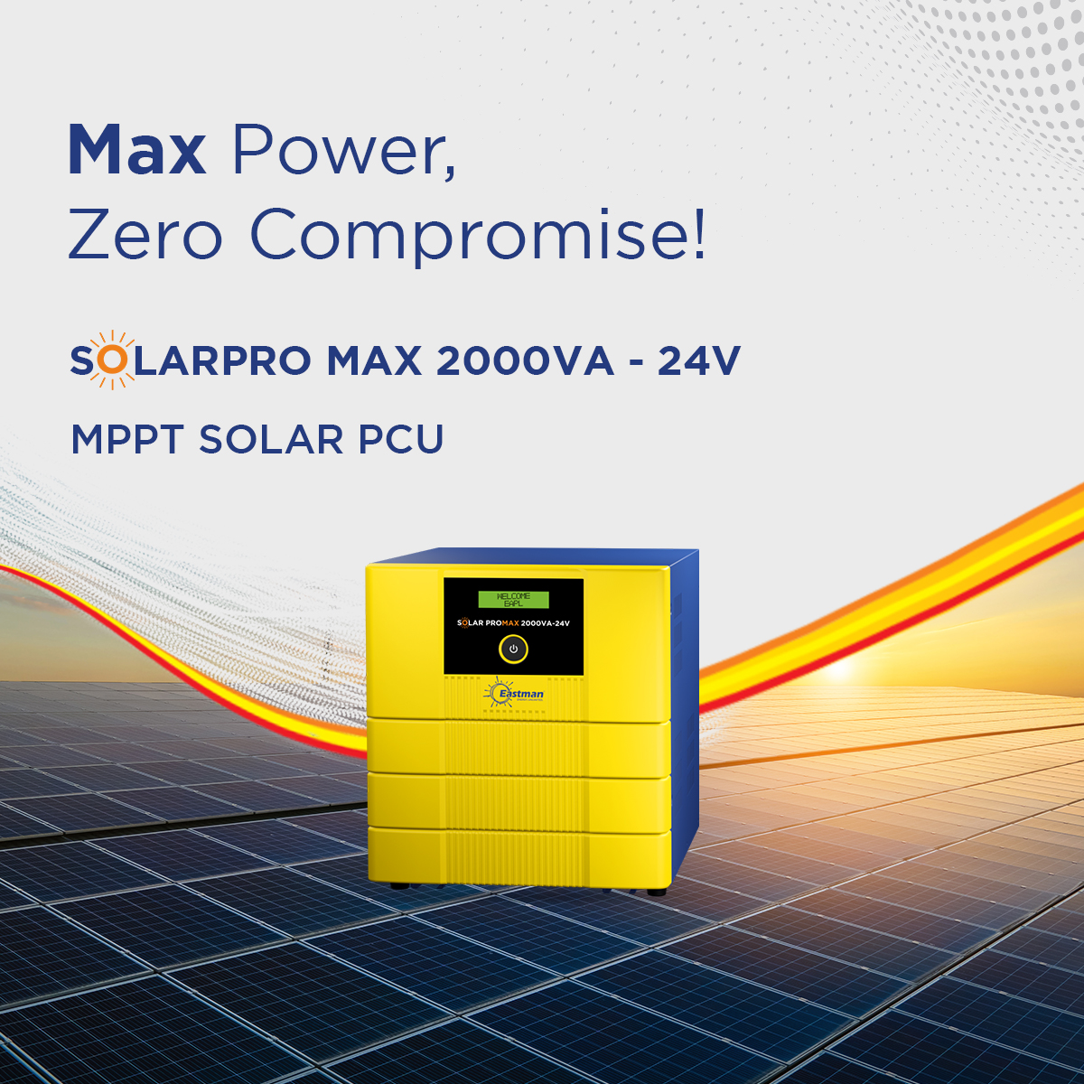 Eastman Solar-Promax 2000 2000 VA 24 V Single Phase Sine Wave MPPT Off Grid Solar Inverter_1