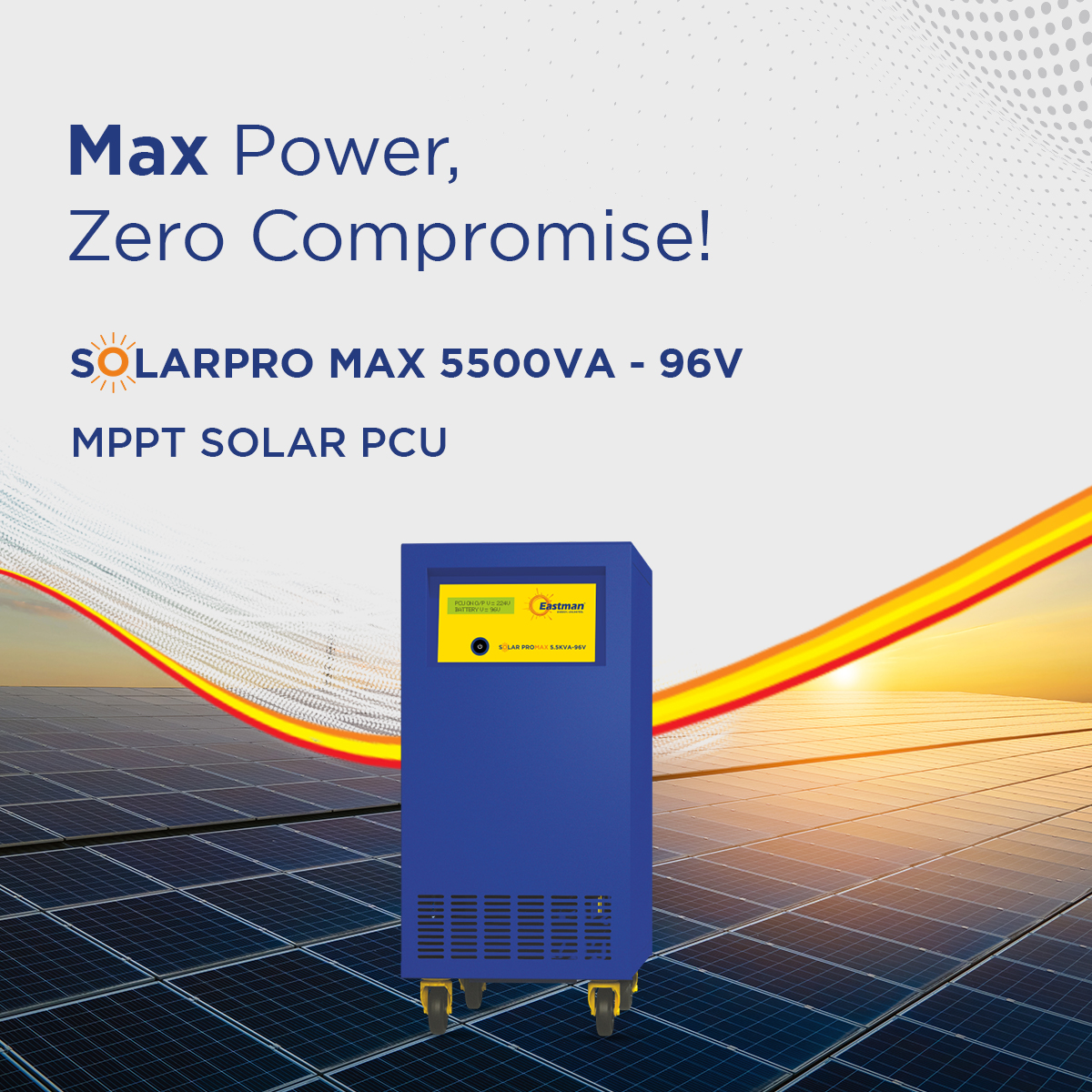 Eastman Solar-Promax 5500 5500 VA 96 V Single Phase Sine Wave MPPT Off Grid Solar Inverter_1