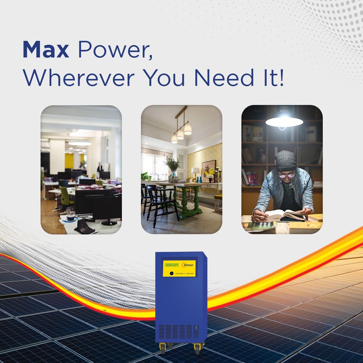 Eastman Solar-Promax 5500 5500 VA 96 V Single Phase Sine Wave MPPT Off Grid Solar Inverter_4