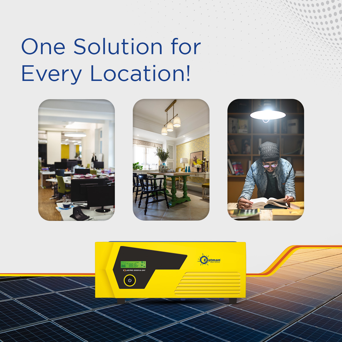 Eastman Solar-Pro 2000 2000 VA 24 V Single Phase Sine Wave PWM Off Grid Solar Inverter_4