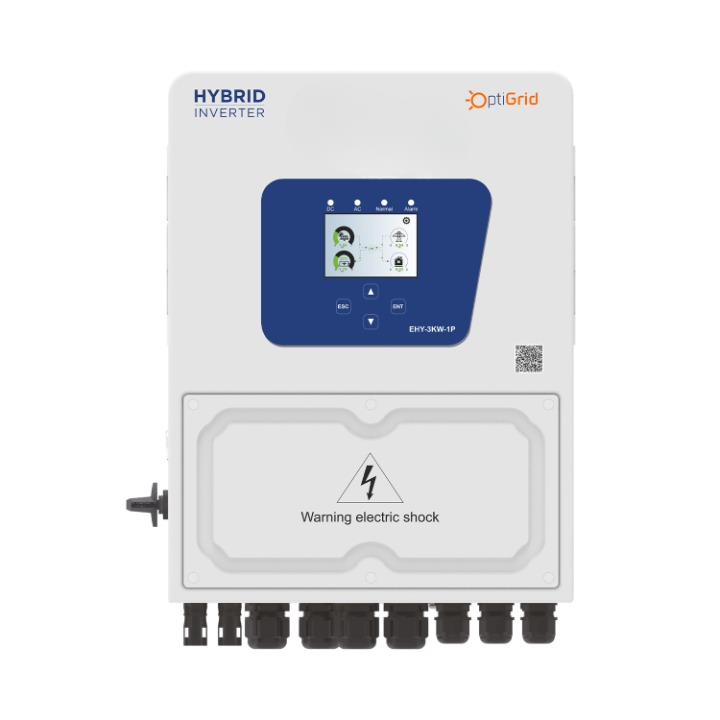 EHY-3KW-1P Single Phase 6.3 kVA MPPT Hybrid Solar Inverter_0