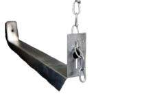 MT 33 inch L shape Silver Stainless Steel Bracket with Extension_0