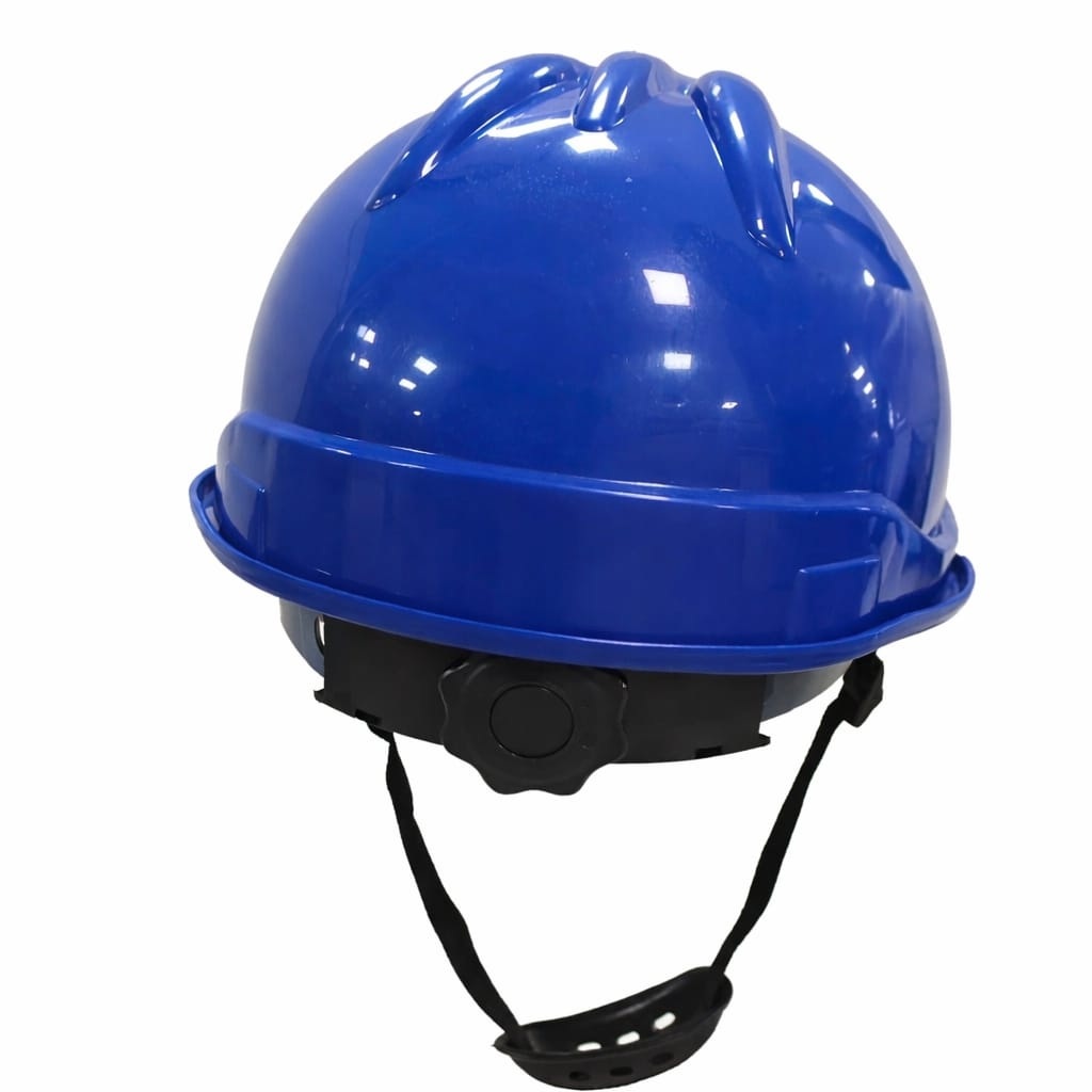 L&T SuFin Brand - Solido HDPE Blue Air Ventilated Safety Helmets Primus HB01R_2