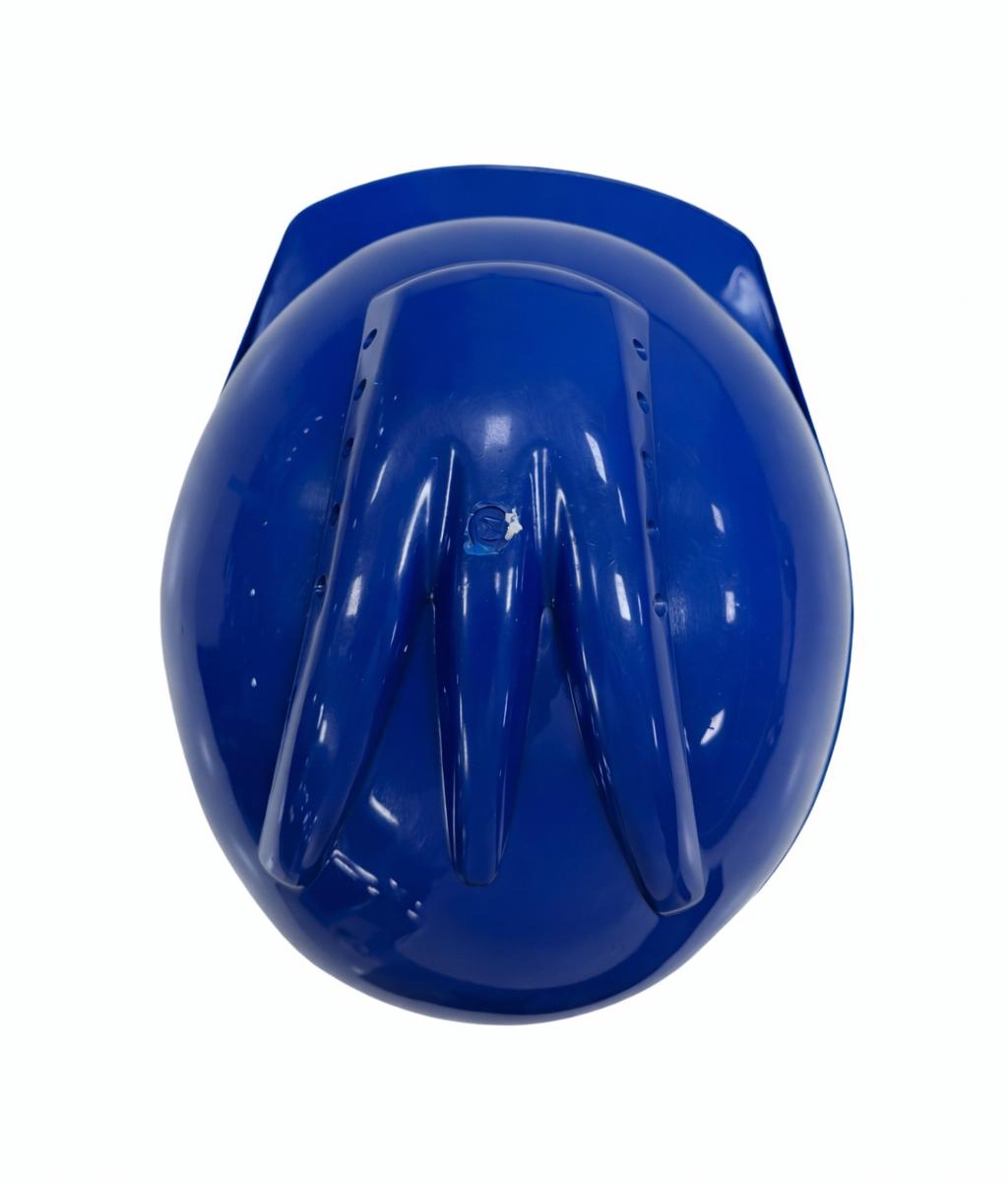 L&T SuFin Brand - Solido HDPE Blue Air Ventilated Safety Helmets Primus HB01R_3