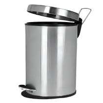 Pedal Bins Silver 10 L Stainless Steel_0