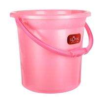 Plastic 14 L Bucket 340 x 410 mm Pink_0