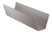 FGP Corrugated Square 5 ft Grey UPVC Rain Gutter_0