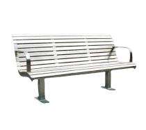 KK KK-89 3 Seater Waiting Bench Stainless Steel 1300 x 450 x 450 mm_0
