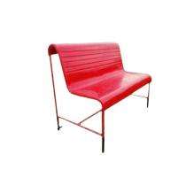 KK KK-98 2 Seater Waiting Bench Mild Steel 70 x 26 x 31 inch_0