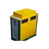 KK FRP 7 ft Portable Toilet Cabin Yellow_0