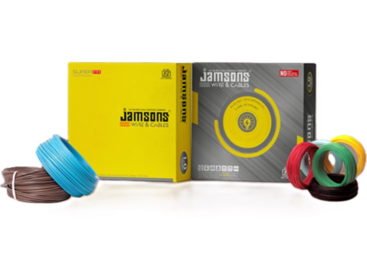 Jamsons 0.75 sqmm Super FR Electric Wire Yellow 90 m_2