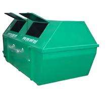 Closed Bins Green 850 L FRP_0