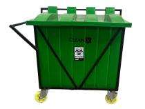 Wheeled Bins Green 1100 L FRP_0
