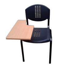 Plastic Black Student Flap Chair 16.1 x 18.8 x 29 inch_0