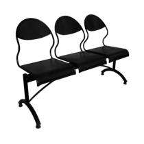 Gayatri 3 Seater Waiting Bench Mild Steel 70 x 20 x 30 inch_0