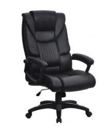 Gayatri Revolving Black 1080 x 635 x 605 mm Polyester Office Chairs_0