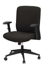 Wipro Revolving Black 650 x 600 x 750 mm Mesh Office Chairs_0