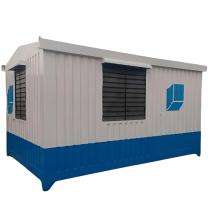 Perfect Mild Steel 6.2 ft Portable Security Cabin_0