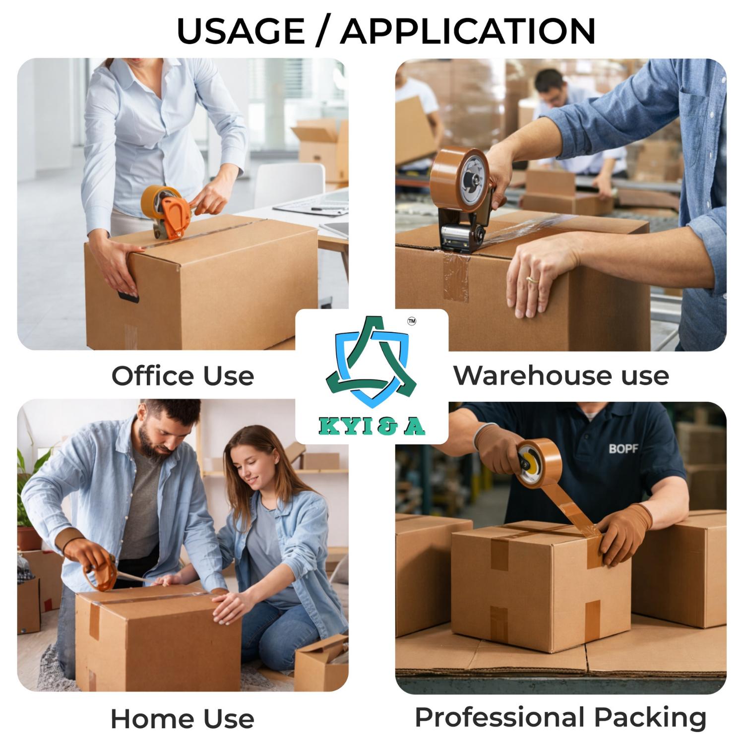 KYI & A Self Adhesive Tapes Bopp Brown 5905.51 in_4