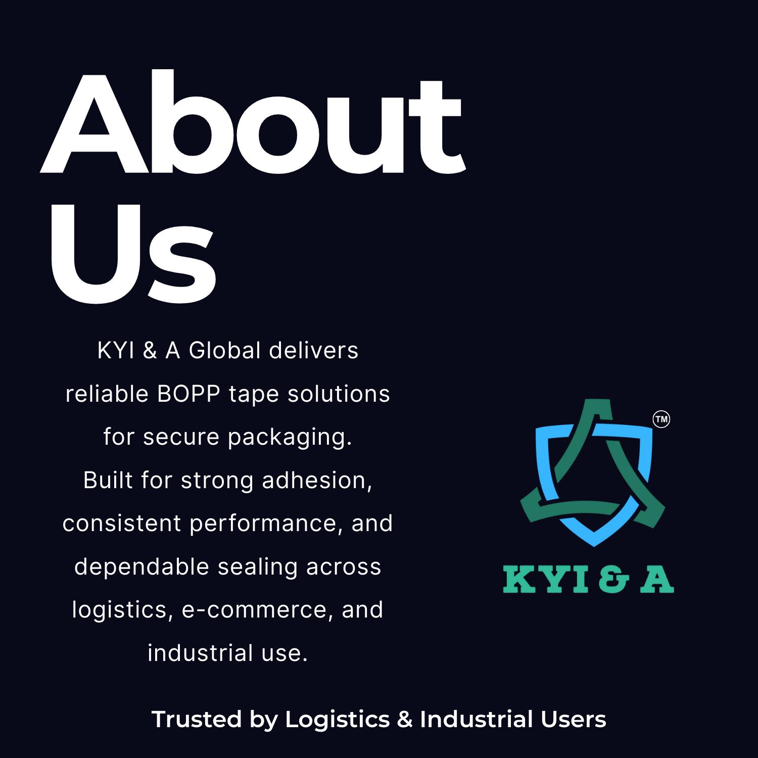 KYI & A Self Adhesive Tapes Bopp Transparent 5905.51 in_2