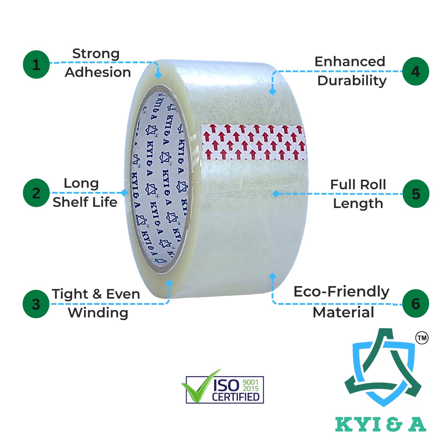 KYI & A Self Adhesive Tapes Bopp Transparent 5905.51 in_3