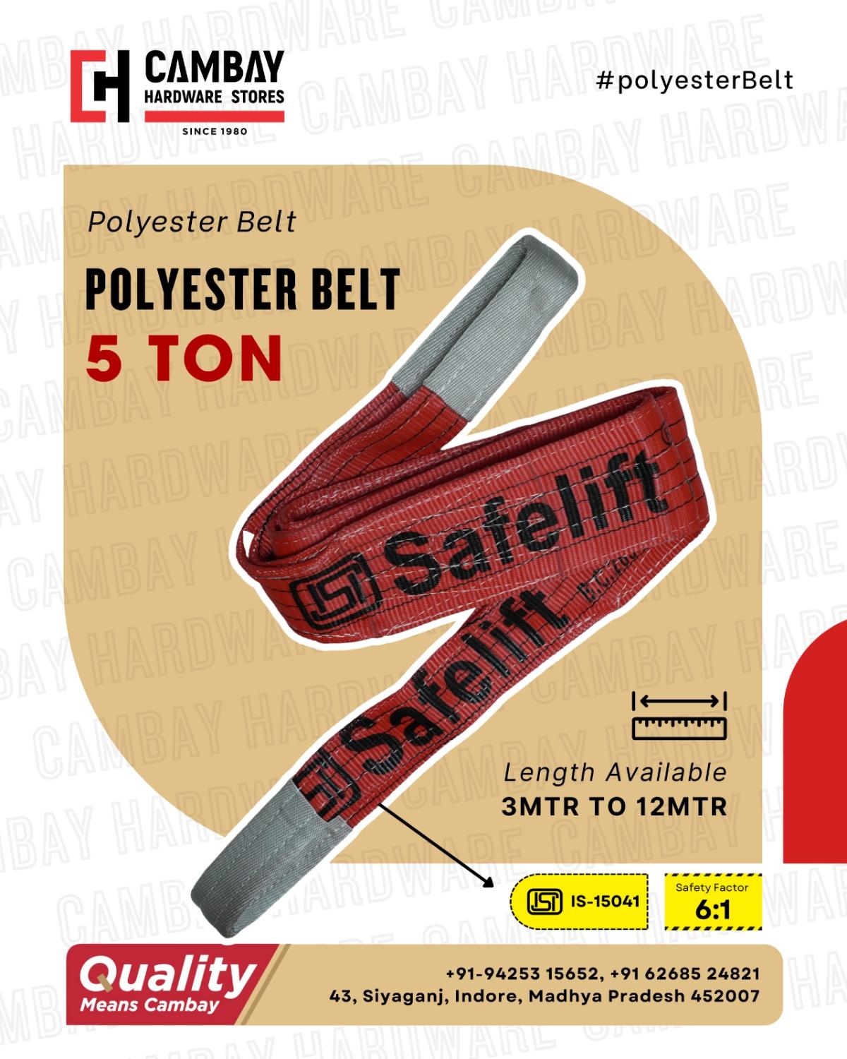 Safelift 5 m Flat Eye Web Sling 5 ton CHSWS105_1