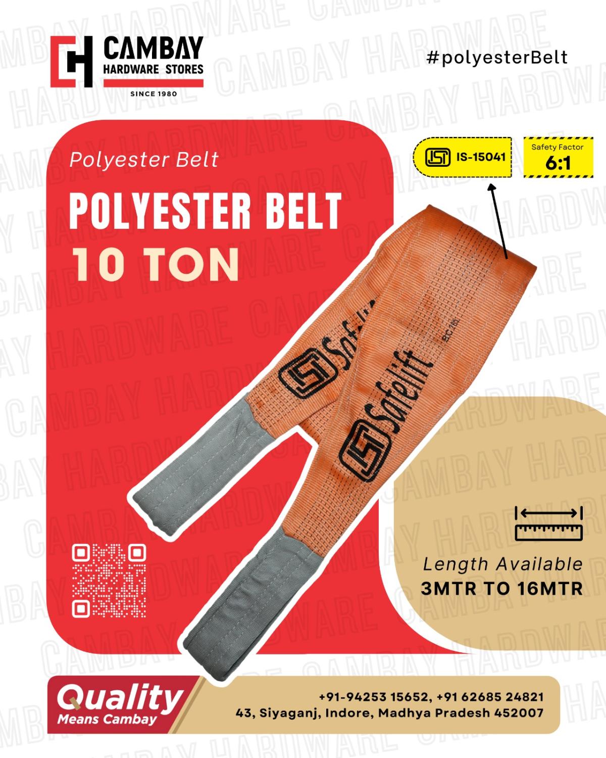 Safelift 5 m Flat Eye Web Sling 10 ton CHSWS108_1