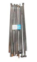 M12 Mild Steel Foundation Bolts I Shape 1250 mm_0