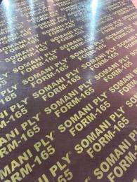 Somani 12 mm Film Faced Shuttering Plywood 2400 x 1200 mm IS 4990_0