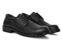 0019 Real Leather Alloy Steel Toe Safety Shoes Black_0