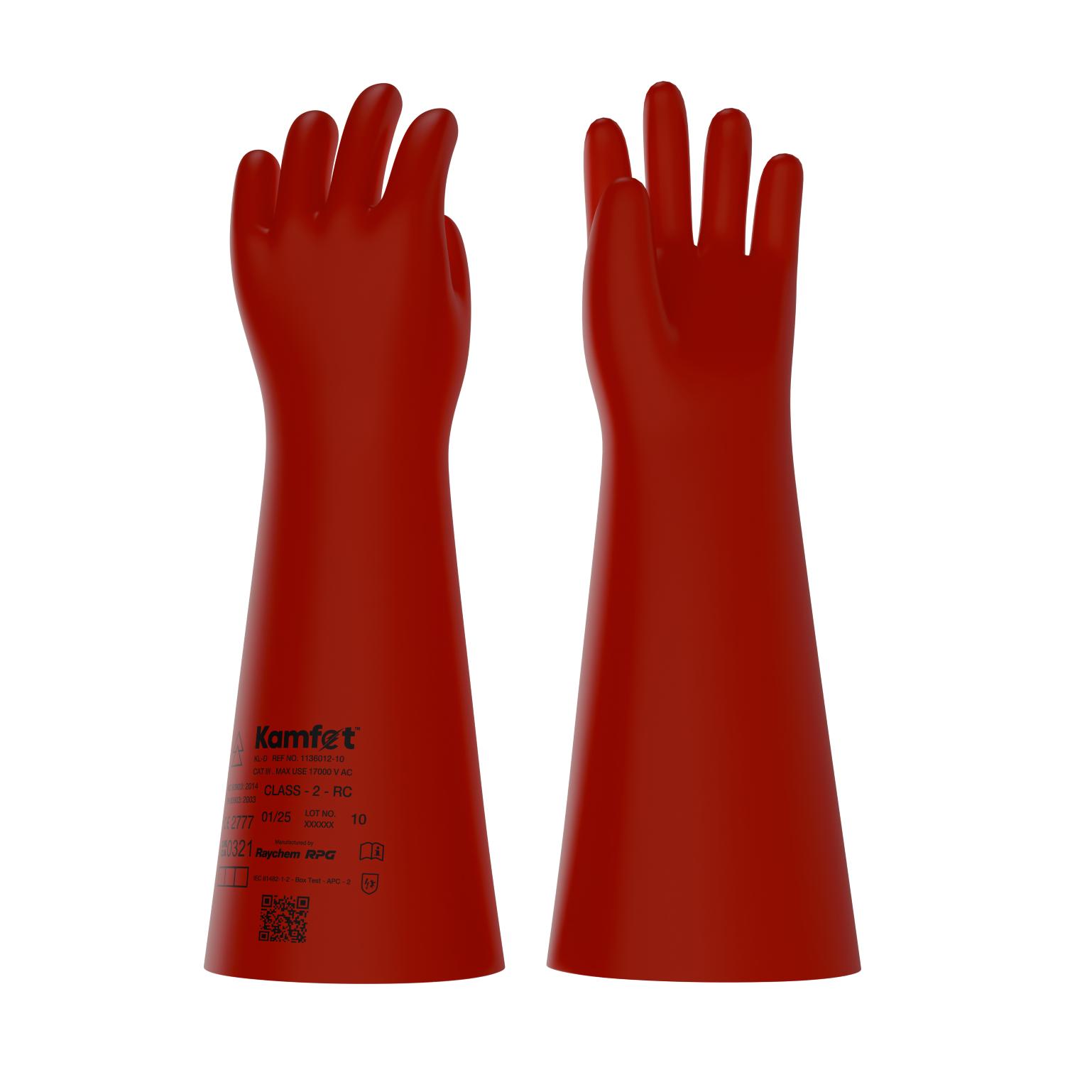 Kamfet Electrical Insulating Natural Latex Safety Gloves KL-D 12_3