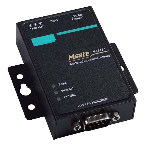 MOXA MB3180 10/100 Mbps 8-pin RJ45 RS 232 Modbus Gateway_2