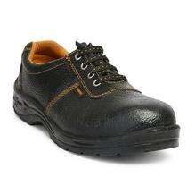 Hillson Barrier Real Leather Steel Toe Safety Shoes Black_0