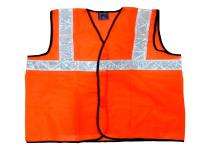 Polyester Safety Jackets L Reflective Orange_0