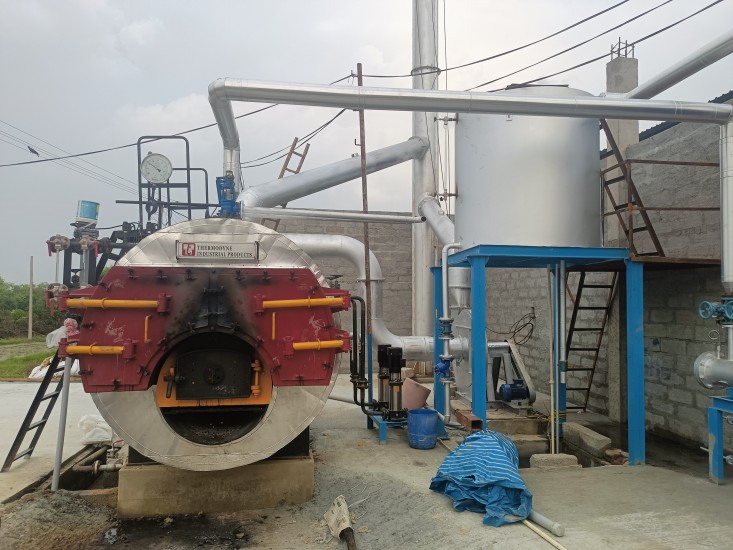 Thermodyne 1 ton/hr Cylindrical Fire Tube Boiler TSF110 10.54 kg/cm2_1