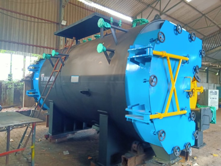Thermodyne 2 ton/hr Cylindrical Fire Tube Boiler THF120 10.54 kg/cm2_1