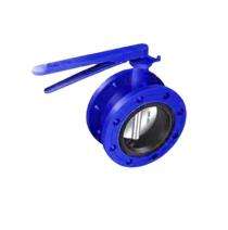 SHITAL 5 inch Lever Carbon Steel Butterfly Valve Centric Disc Type_0