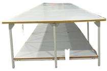 Cutting Stainless Steel Table 9 x 6 ft White_0