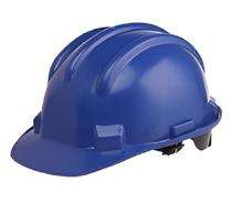 Polymak Plastic Blue Ratchet Safety Helmets_0