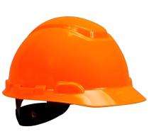 Polymak Plastic Orange Ratchet Safety Helmets_0