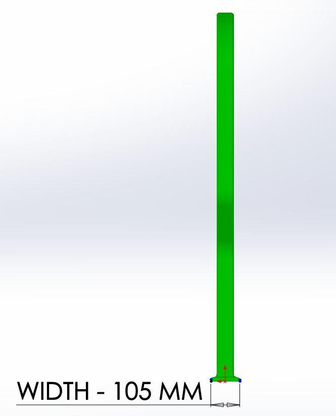 BDI Rectangular Anti Glare Board 105 x 1335 BDRSRBGR0028_2