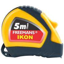 FREEMANS 19 mm ABS Plastic, Steel Tape Measuring Tapes IK519 5 m Yellow and Black_0