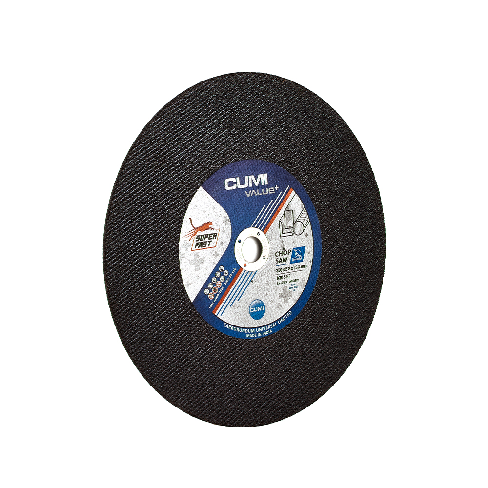 CUMI VALUE+ 350 mm Cutting Wheels BB1R8035501090 25.4 mm 4400 rpm_1