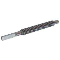 Kinak m0.9 Worm Shaft KWS 25 Threads Mild Steel_0
