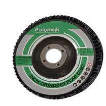 Polymak 5 inch Flap Discs FD4-FB-A60 60 Grit 22.23 mm_0