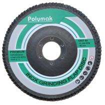 Polymak 5 inch Flap Discs FD5-FB-A60 60 Grit 22.23 mm_0