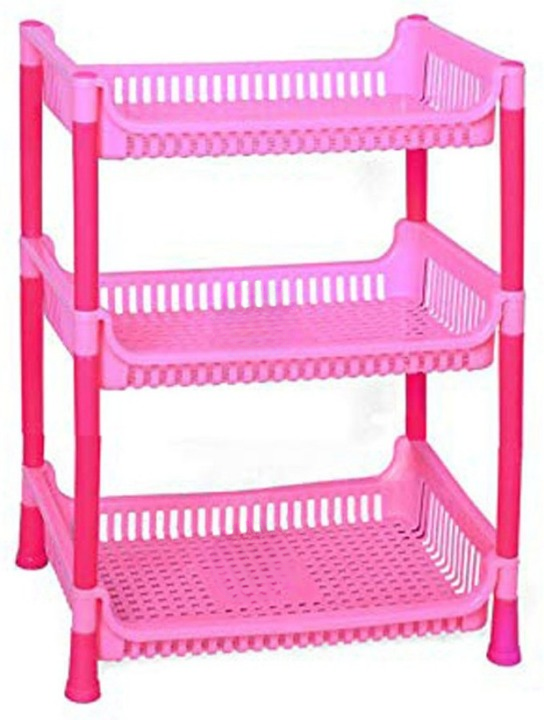 Royal Plastic Rectangular Rack Kitchen Storage Organiser 8 x 20 x 15 mm_0